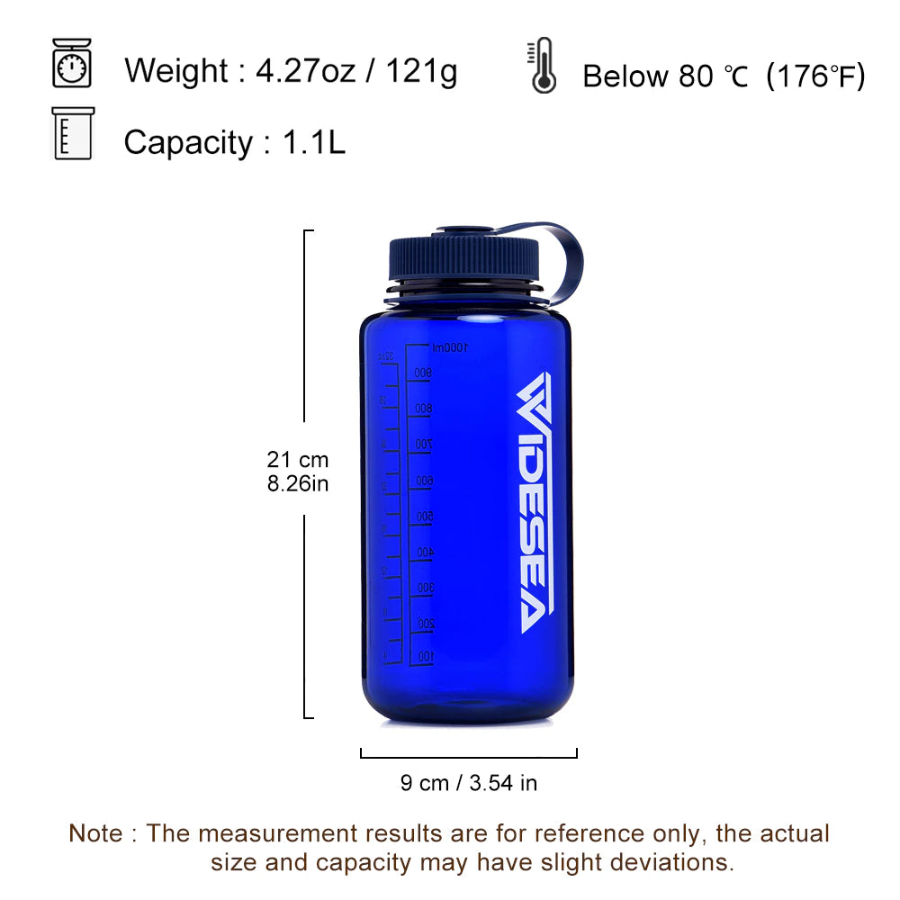 Camping 1100 ml Tritan Water Bottle for Sport