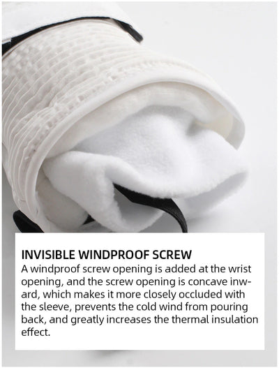 Men and Women Ski Gloves for Winter: Warm, Windproof, Waterproof, Touch-Screen Fleece, Non-Slip