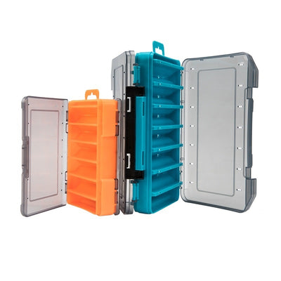 12-14 Compartments Fishing tackle boxes Bait Lure Hook Accessories Box Storage Double
