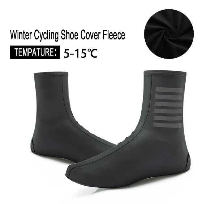 Waterproof Cycling Overshoes Reflective and Windproof MTB Road Keep Warm Bike Lock Protector