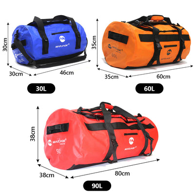 30L-90L Waterproof Camping Swimming Bags
