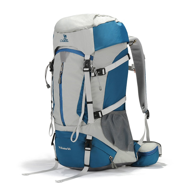 Outdoor 50L Waterproof Backpacks Mountaineering  Wear-resistant