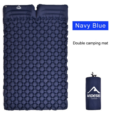 camping Double Sleeping Pad Bed Ultralight Folding Air Mat Cushion Moistureproof