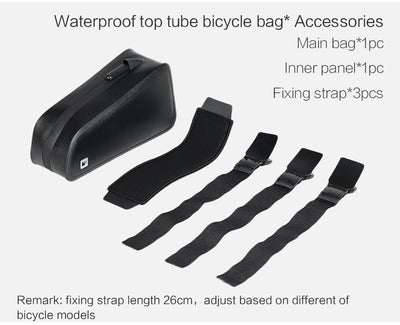 Waterproof Top Tube Bicycle Bag Hard Shell