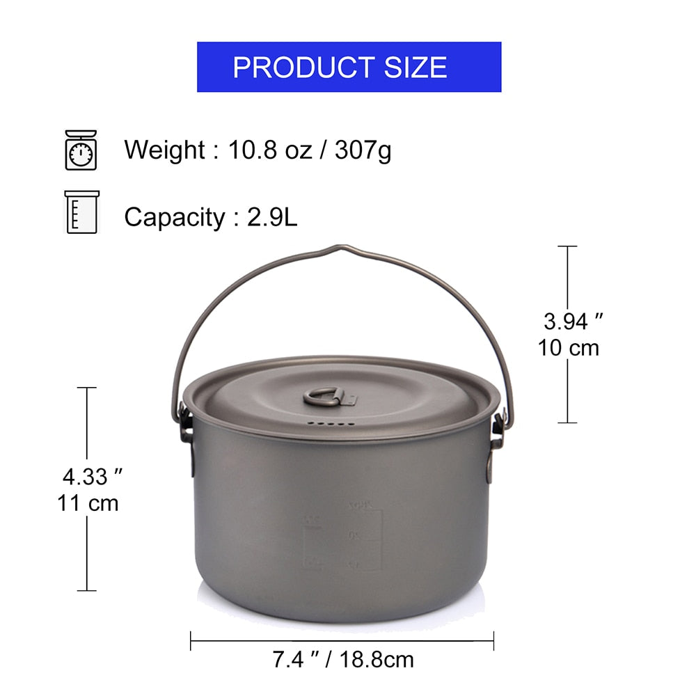 Camping Tableware by Outdoor Cooking Pot