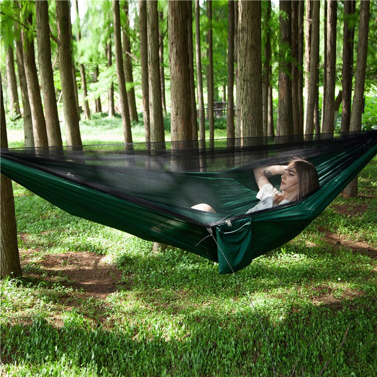 Lightweight Double Person Mosquito Net Hammock Easy Set Up
