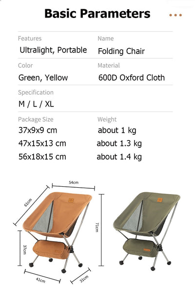 Ultra-lightweight Folding Chair