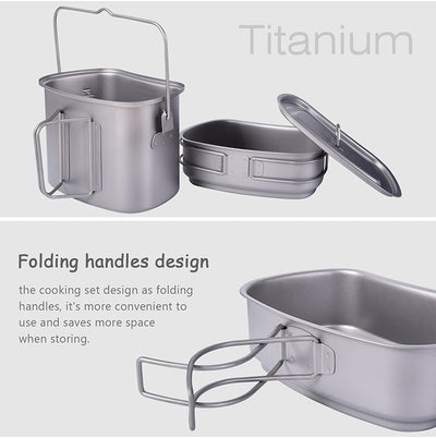 Hanging Pot Cooking Set with Lid