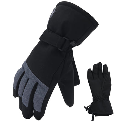 Extra thick for men and women Gloves for Snow, Winter Sports, Warm Waterproof, and Windproof