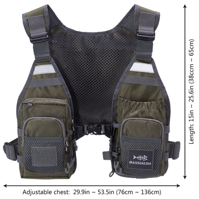 Ultra Lightweight Fly Fishing Vest for Men and Women Portable Chest