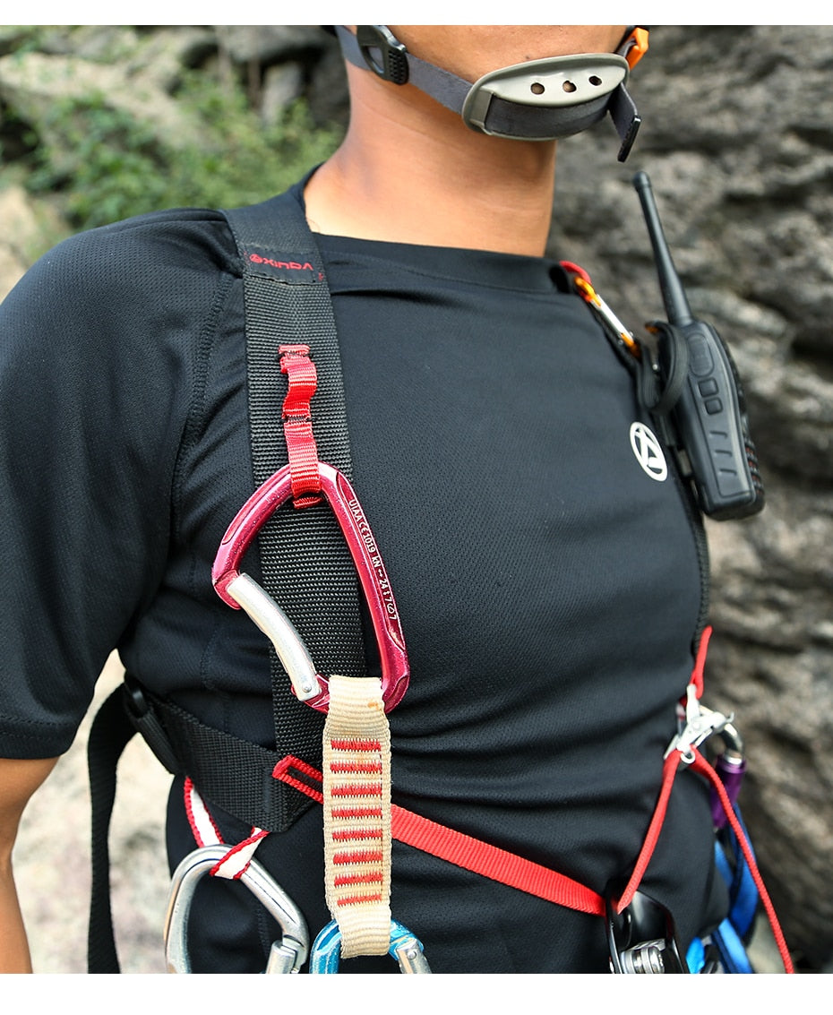 Camping Ascending Decide Shoulder Girdles Adjustable Chest Safety Belt Harnesses
