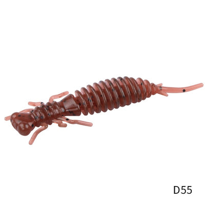 50mm 0.9g Soft Bait Worm for Fishing