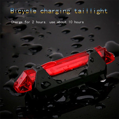 8000mAh 5 LED Bike Light Front Waterproof