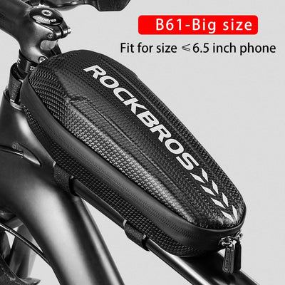 Bicycle Bag Waterproof Cycling Top Front Tube Frame Bag Capacity MTB