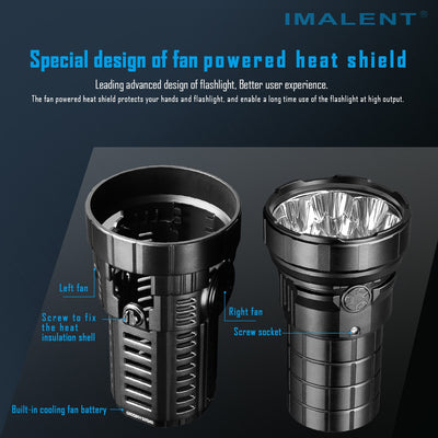 Powerful Flashlight: 20000 Lumens Rechargeable Ultra-Bright Torch for Outdoor Camping and Hiking 