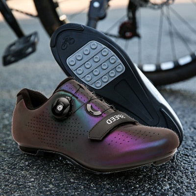 Unisex Cycling MTB Shoes with Road Dirt Bike Flat Racing