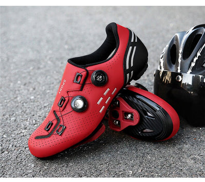 Speed Mountain Bicycle Shoes Flat Carbon SPD Pedals Racing Biking