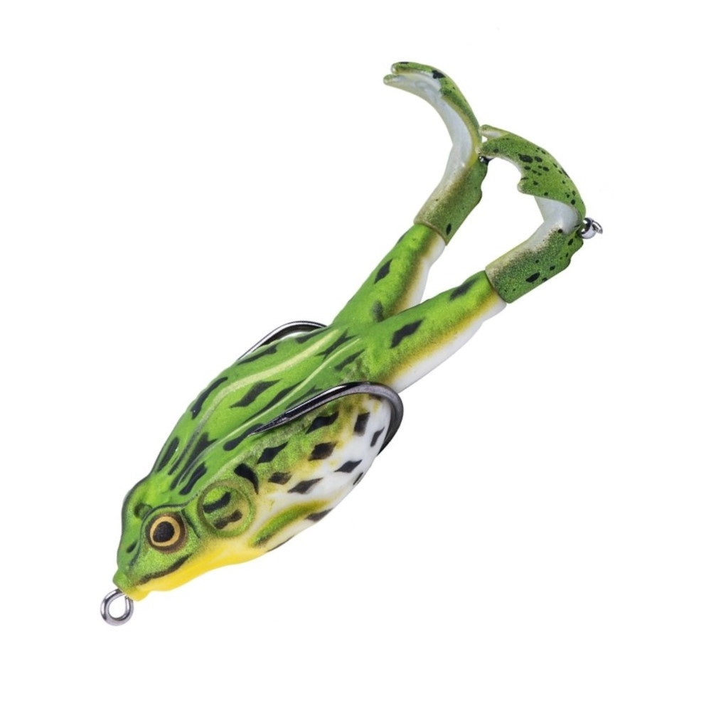 Frog Type Topwater Lure Silicone Thunder Fishing Lure 8/9/10 CM Double Propeller Soft Bait Artificial Wobbler For Fishing