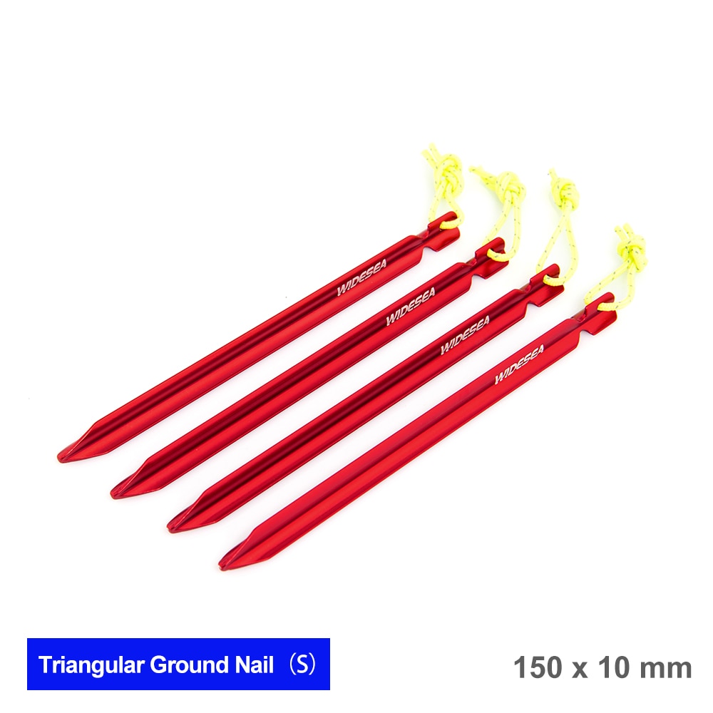 Camping  4pc/set  Tent pegs, stakes, and nails for hard snow floors