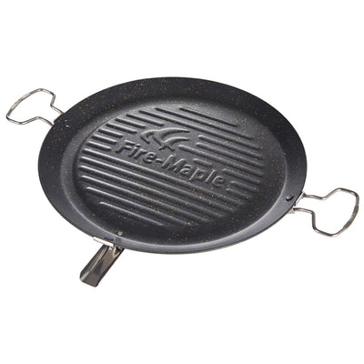Outdoor Grilling Pan BBQ Camping Frying Pan Bakeware 30 cm