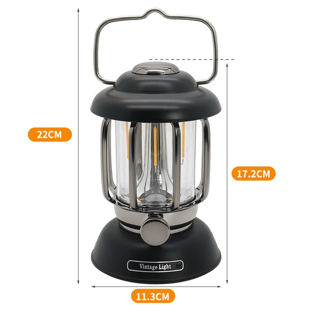 Camping Portable Lamp with 3 Light Modes 