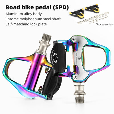 Cycling Road Bike Bicycle Self-locking Pedals Ultralight Aluminum