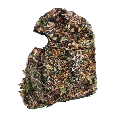 Camouflage Leafy Hat 3D Full Face