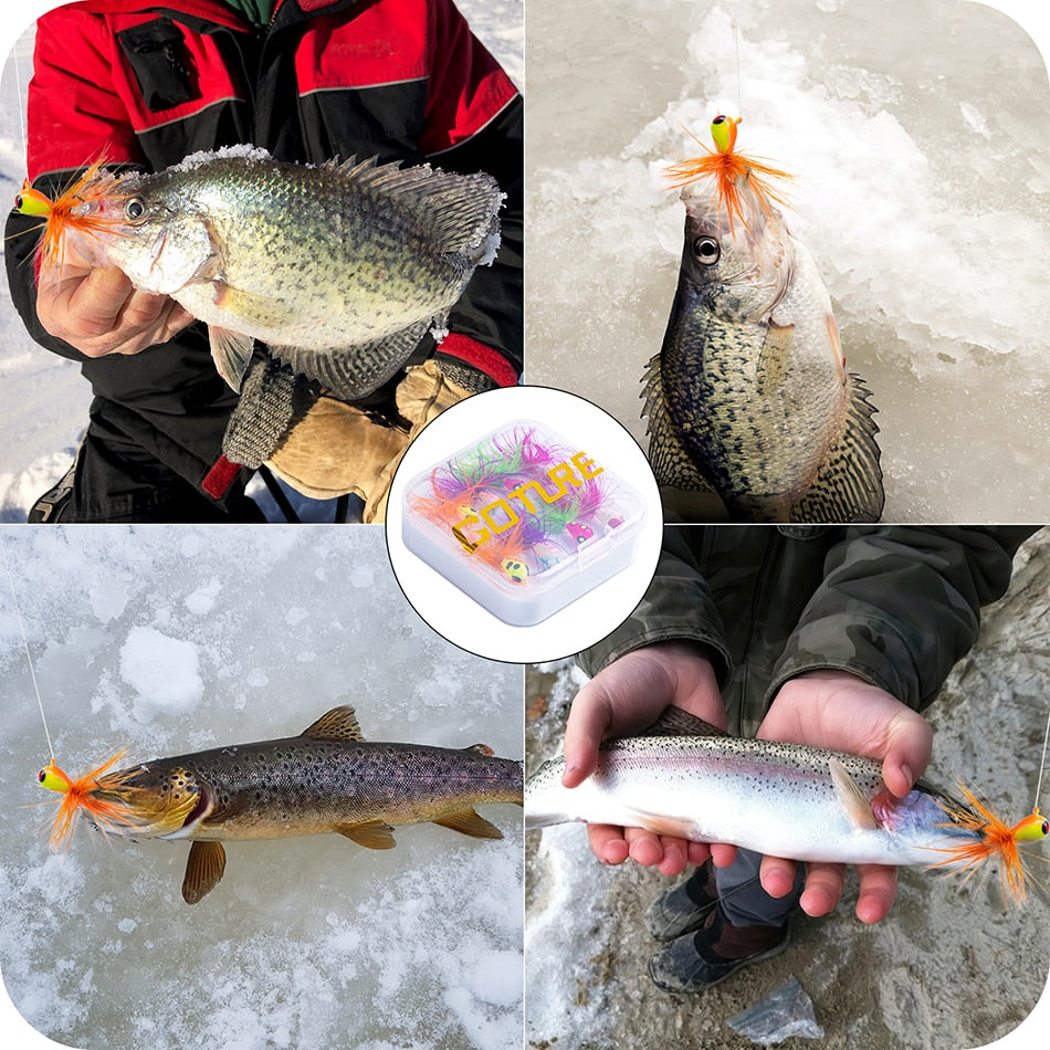 8pcs/lot  Ice Fishing Lure Set