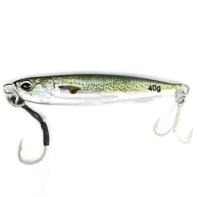 30G-60G Sea Bass Saltwater Fishing Lure Artificial Bait Tackle