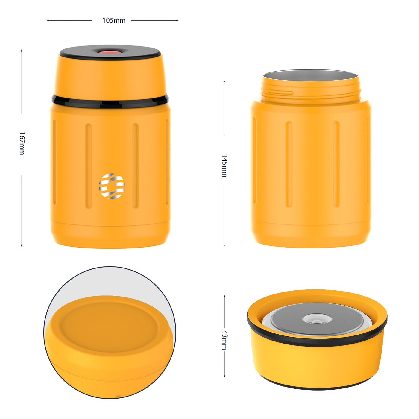 Food Thermos Stainless Steel Thermal Lunch Box