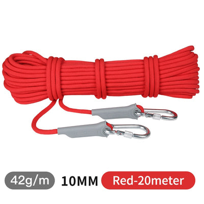 Outdoor Auxiliary Rope Trekking Hiking Accessories Floating Rope Climbing 10mm Diameter High Strength Cord Safety Rope