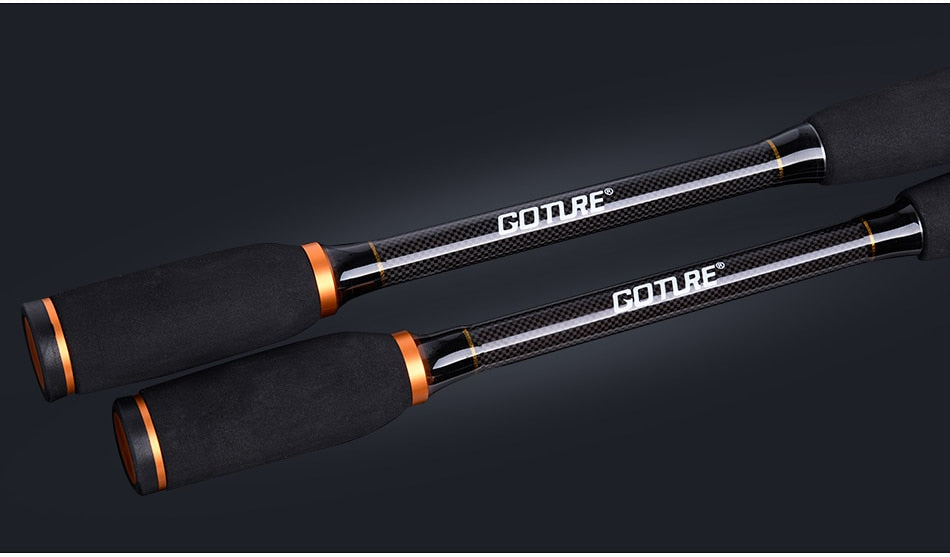 Goture Xceed 4 Setions Travel Fishing Rod With Fuji Guide Ring Carbon Fiber 1.98-3.6M Spinning Casting Lure Rod For Carp Fishing