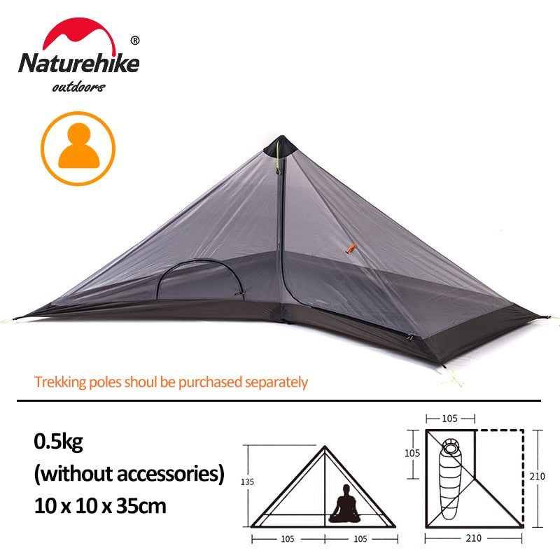 Hiking Tent Shelter 20D Silicone Nylon