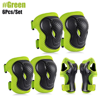for Kids or Youth Protective Gear Set Knee Pads Elbow Pads Wrist Guard Protector