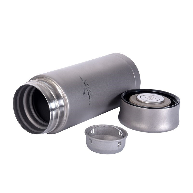 Vacuum Thermal Insulation Cup with Filter: Portable Tea, Coffee, Wine, Whisky, and Water Bottle