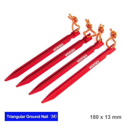Camping  4pc/set  Tent pegs, stakes, and nails for hard snow floors