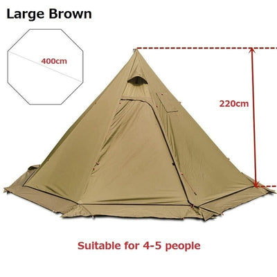 Tent With Snow Skirt Ultralight Teepee With A Chimney Hole