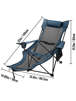 Outdoor Folding Camp Chair Backrest