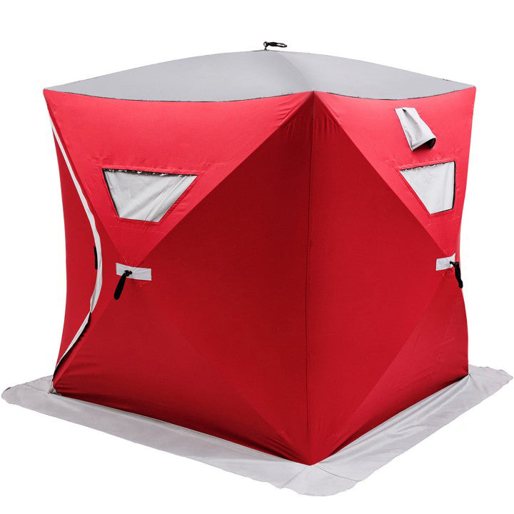 VEVOR Ice Fishing Shelter Portable Pop-Up Waterproof and Windproof Tent Easily Set-Up for Outdoors Winter Fishing Camping Hiking
